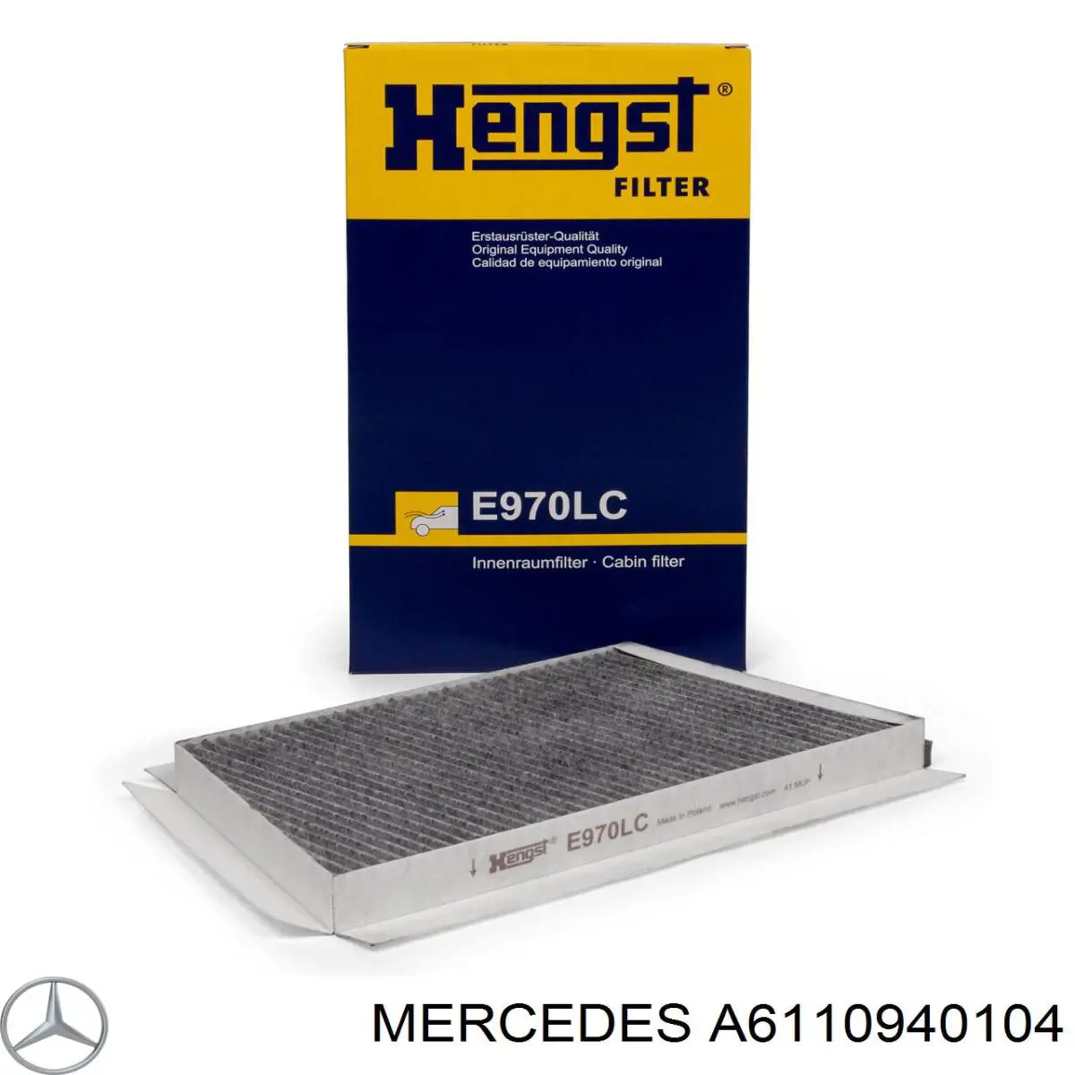 Фильтр воздушный Mercedes A6110940104