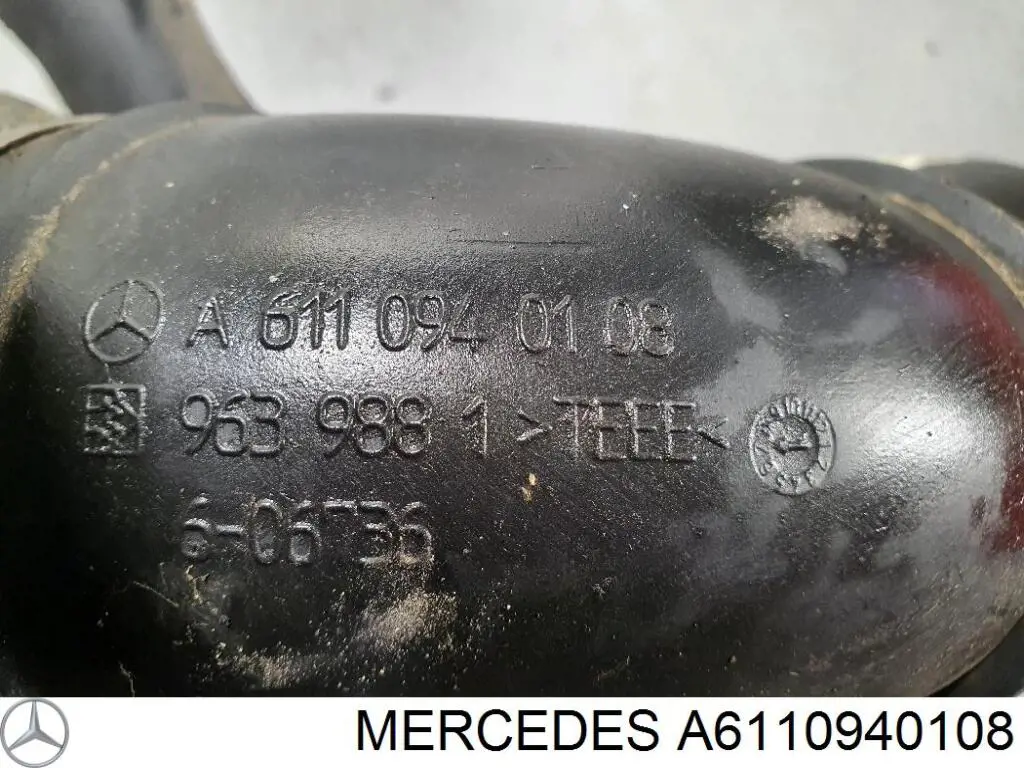 Патрубок воздушный, выход воздушного фильтра Mercedes A6110940108 цена, от 15.20 USD