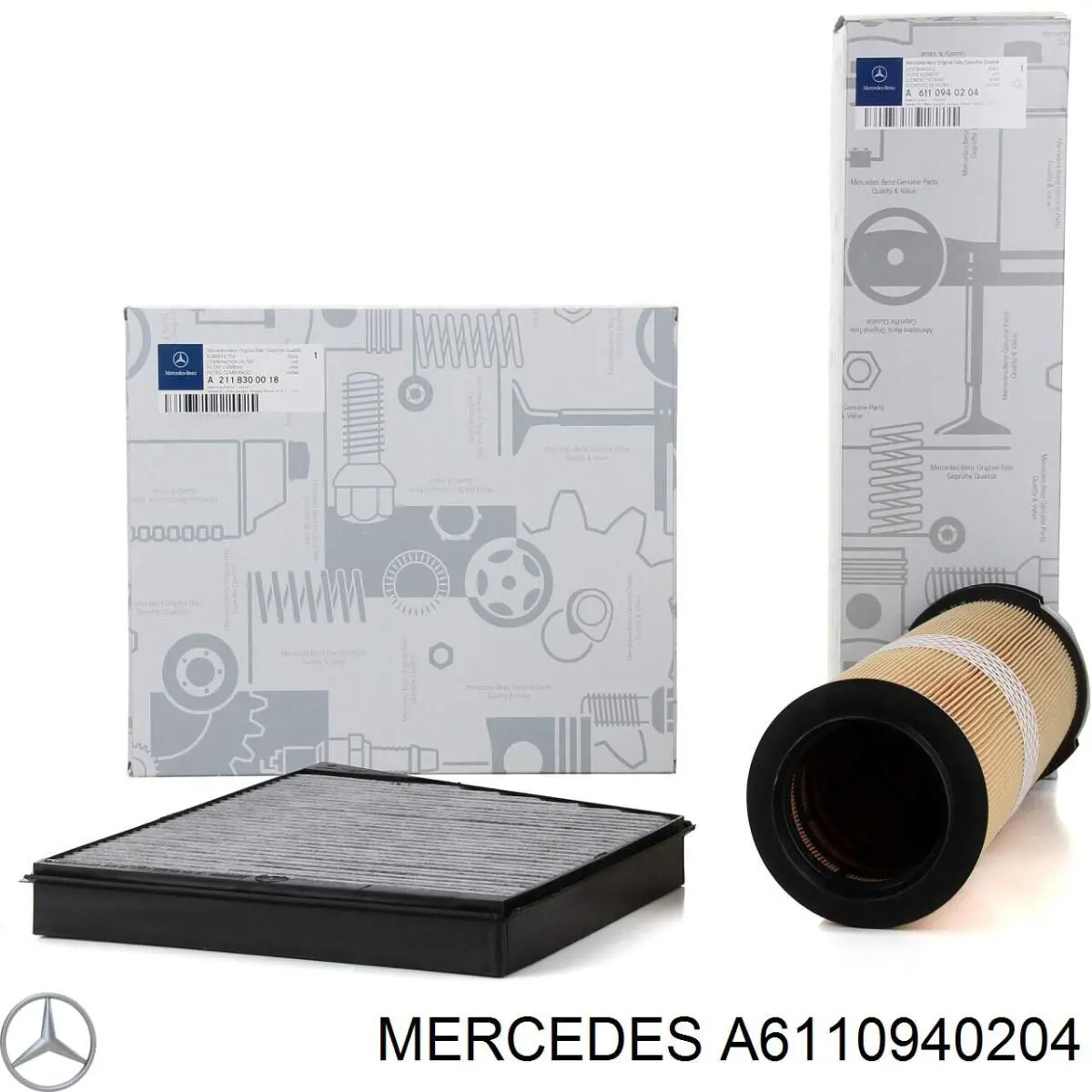 Купить A6110940204 Mercedes Автомобильный фильтр воздуха