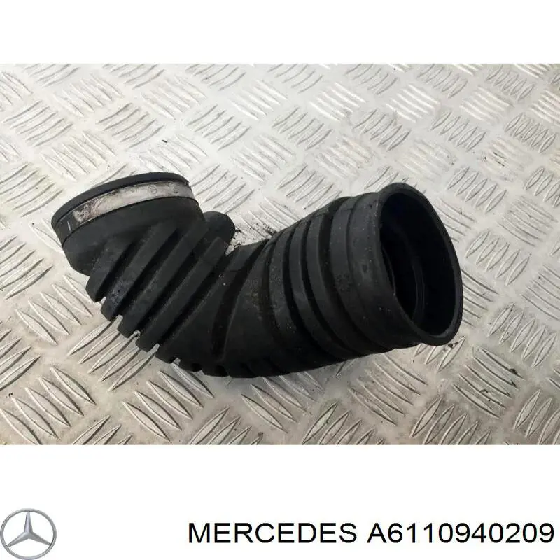 6110940209 Mercedes cano derivado de ar, saída de filtro de ar