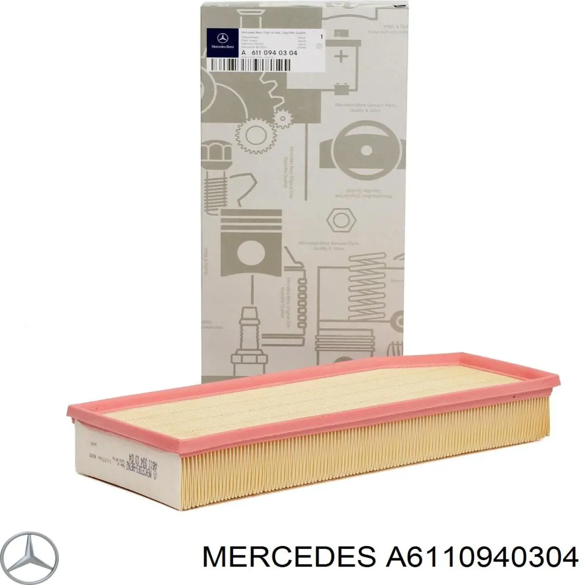 Filtro de ar A6110940304 Mercedes