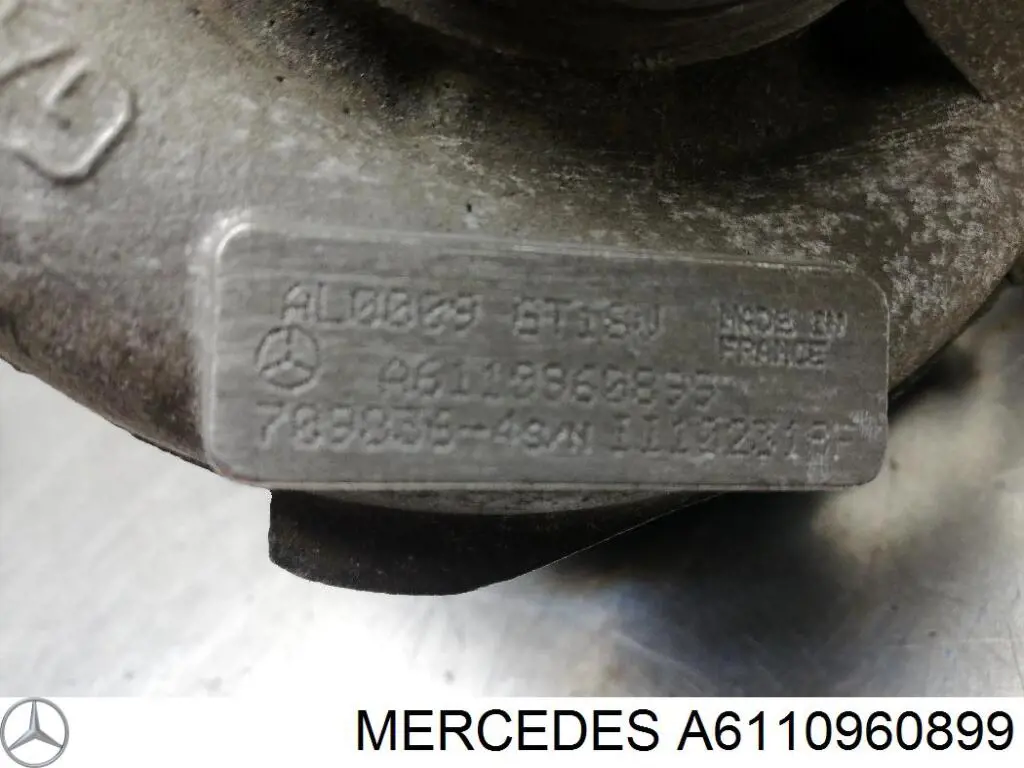 A6110960899 Mercedes турбина