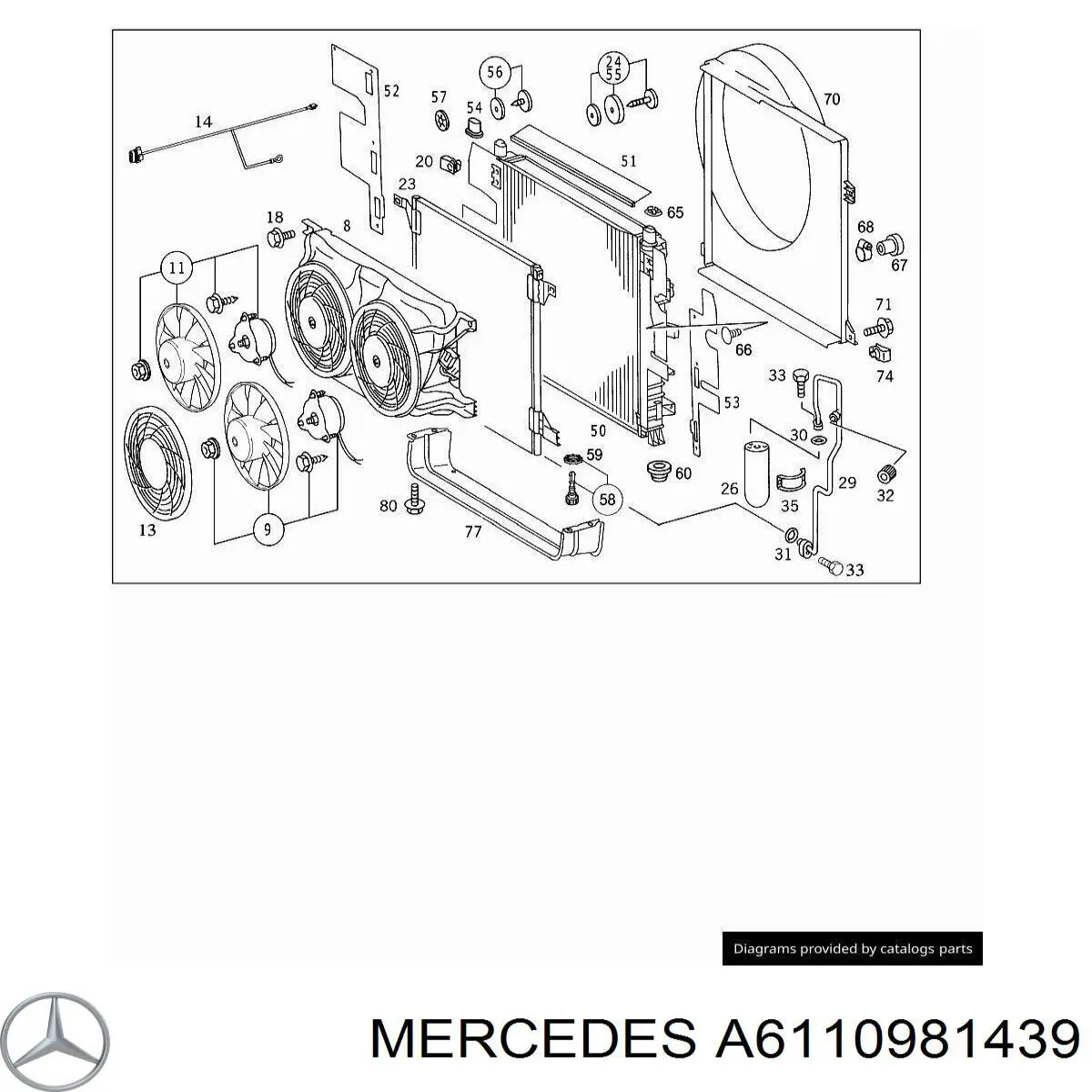  Mercedes A6110980439 цена, от 4.45 USD