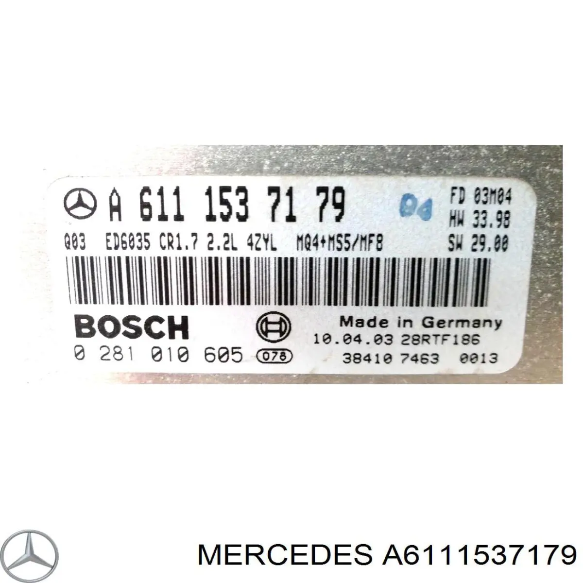 A6111537179 Mercedes 