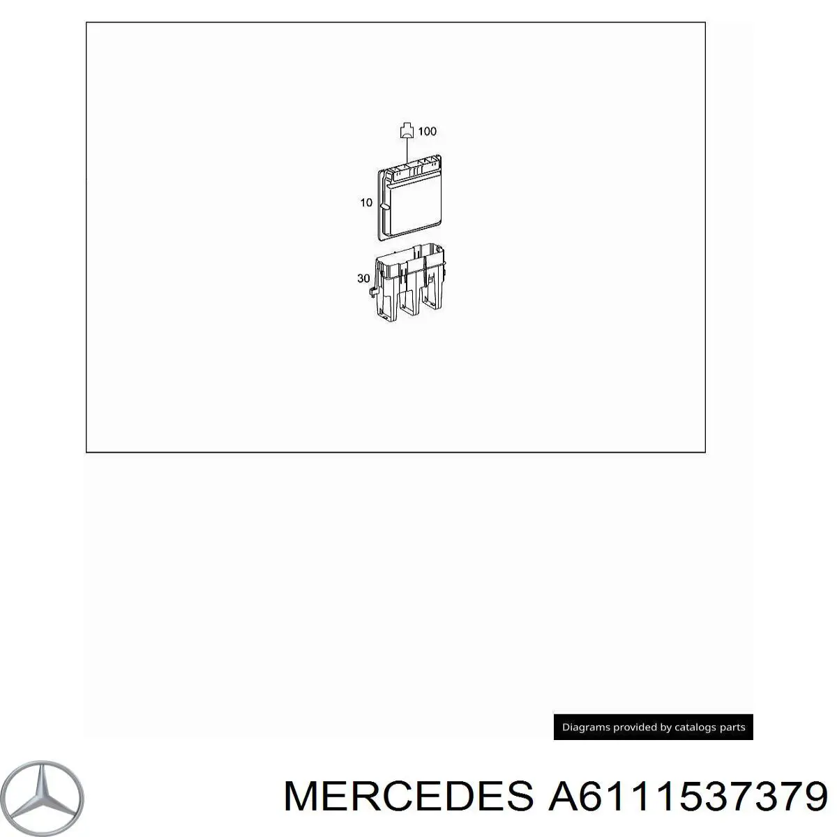 Módulo de direção (Centralina eletrônica) de motor para Mercedes C (W203)
