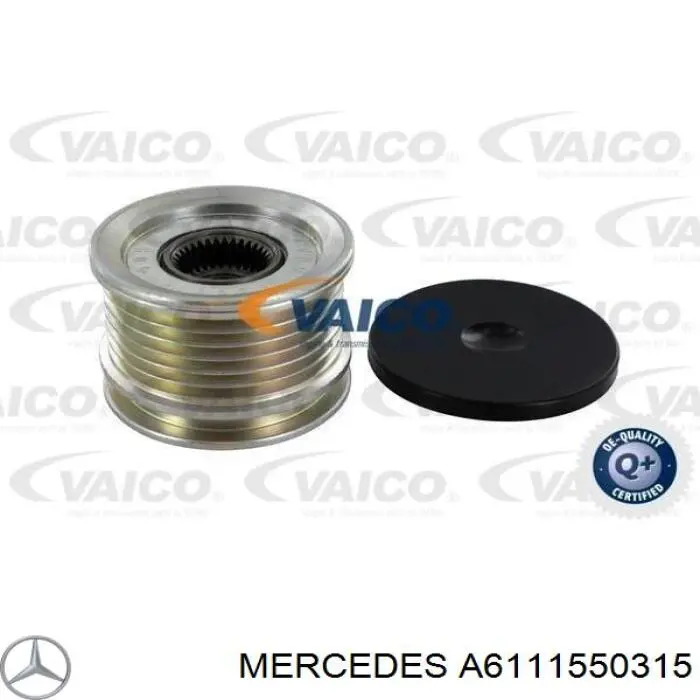 Купить A6111550315 Mercedes Шкив ремня генератора