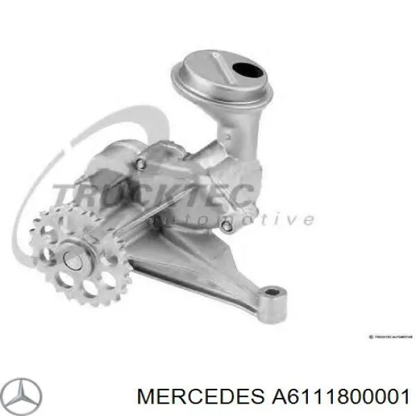 A6111800001 Mercedes bomba de óleo