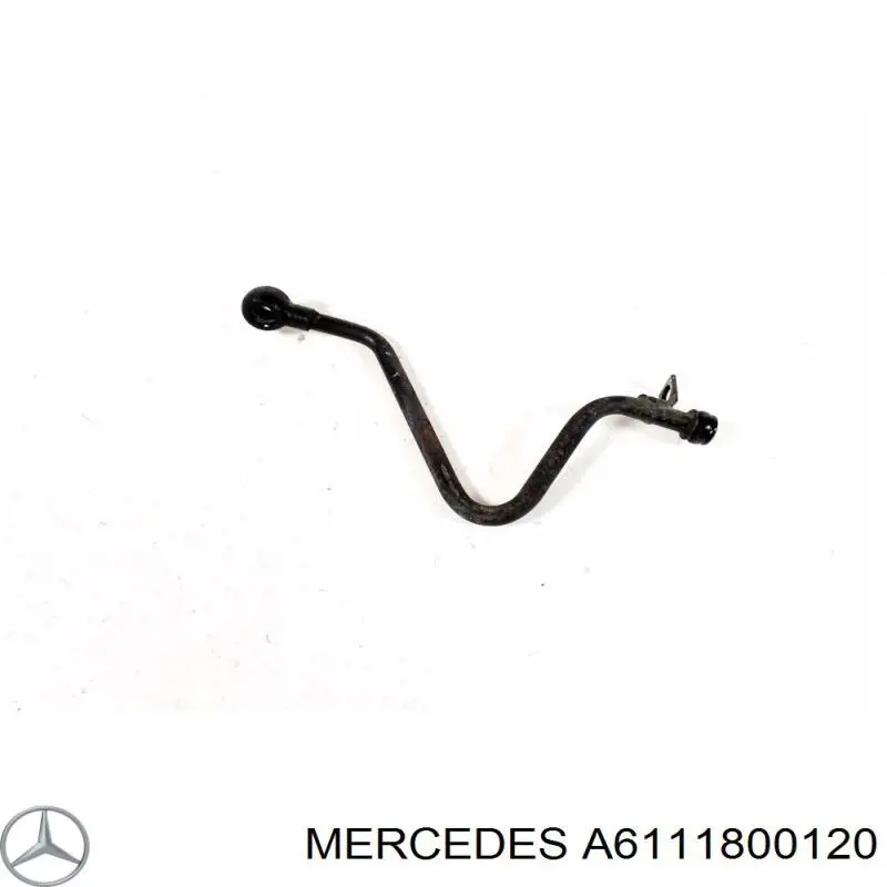 A6111800120 Mercedes tubo (mangueira de fornecimento de óleo de turbina)