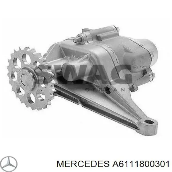 Масляный насос двигателя на Mercedes C  CL203