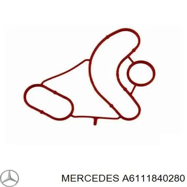 Прокладка радиатора масляного Mercedes A6111840280