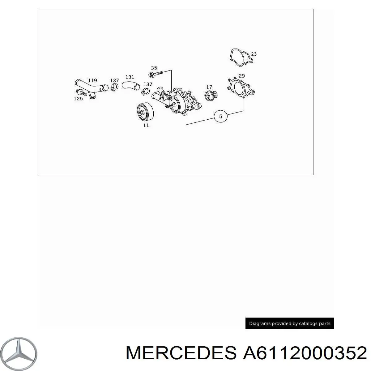 6112000352 Mercedes 