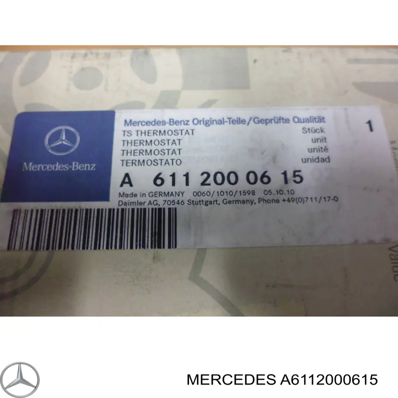 A6112000615 Mercedes termostato