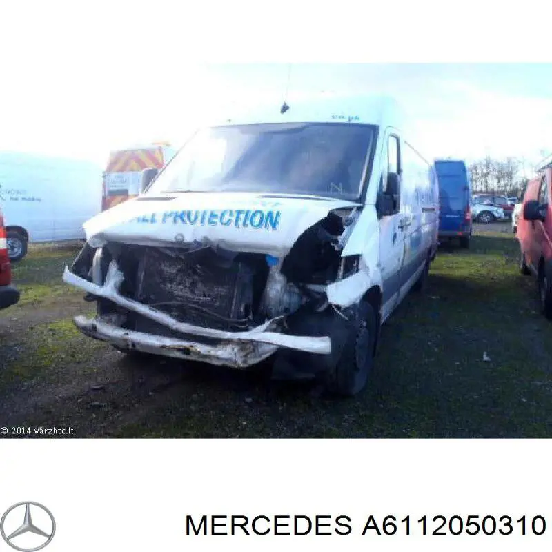 Шкив помпы A6112050310 Mercedes