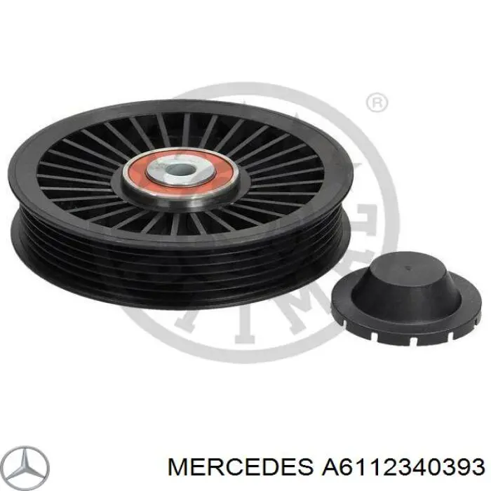 A6112340393 Mercedes rolo parasita da correia de transmissão