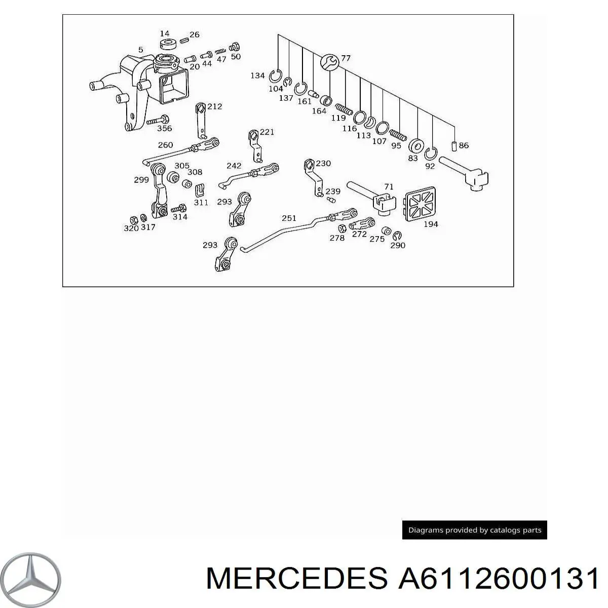 A6112600131 Mercedes 