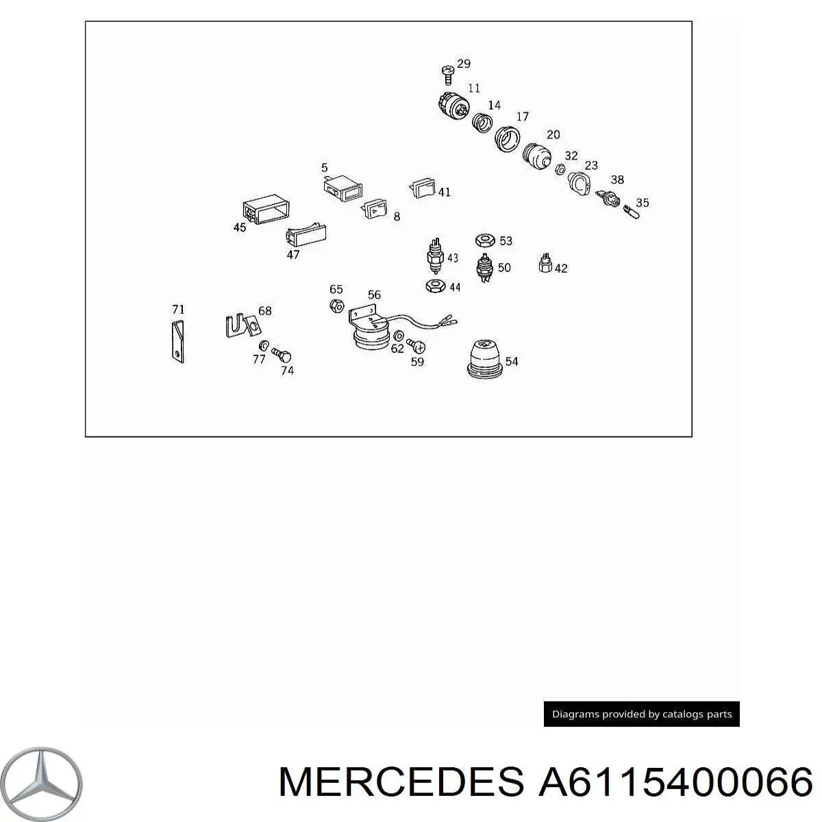 A6115400066 Mercedes 