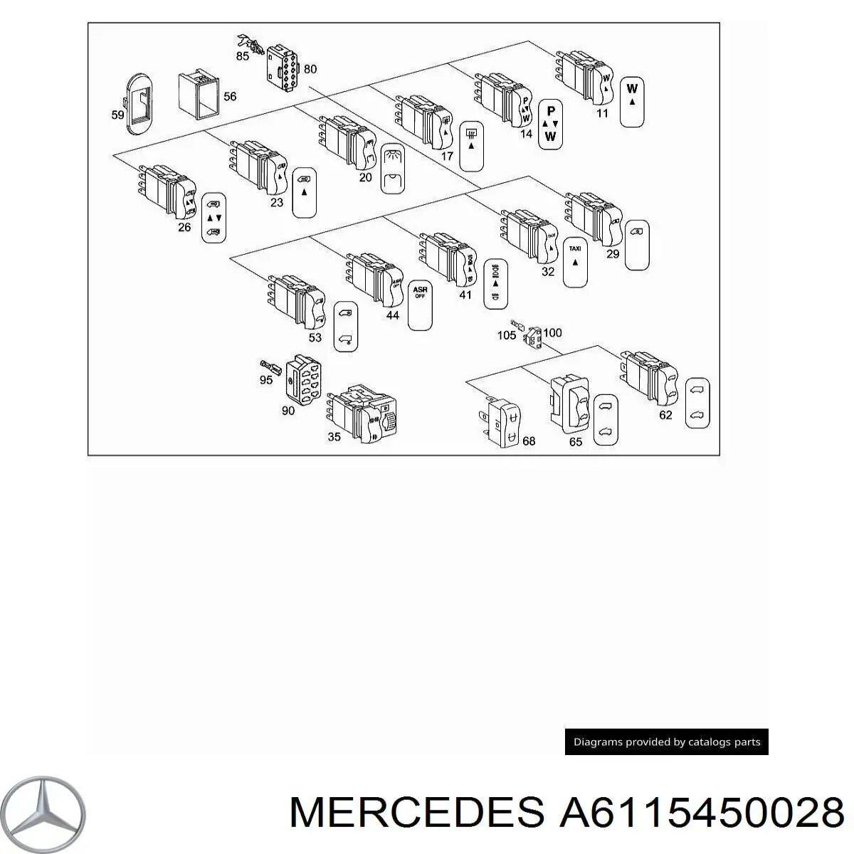  6115450028 Mercedes