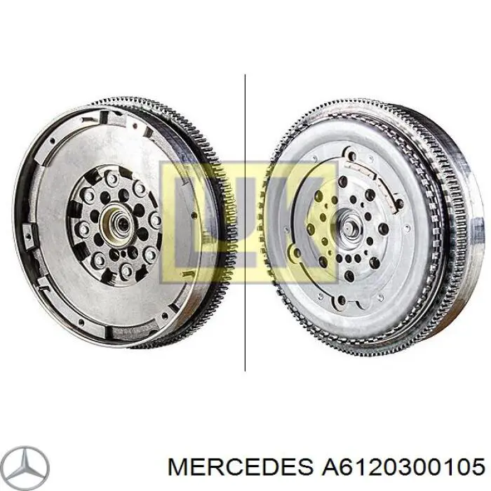Маховик двигателя Mercedes A6120300105