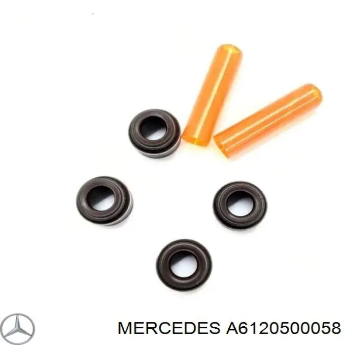 Сальник клапана (маслосъемный), впуск/выпуск, комплект на мотор Mercedes A6120500058