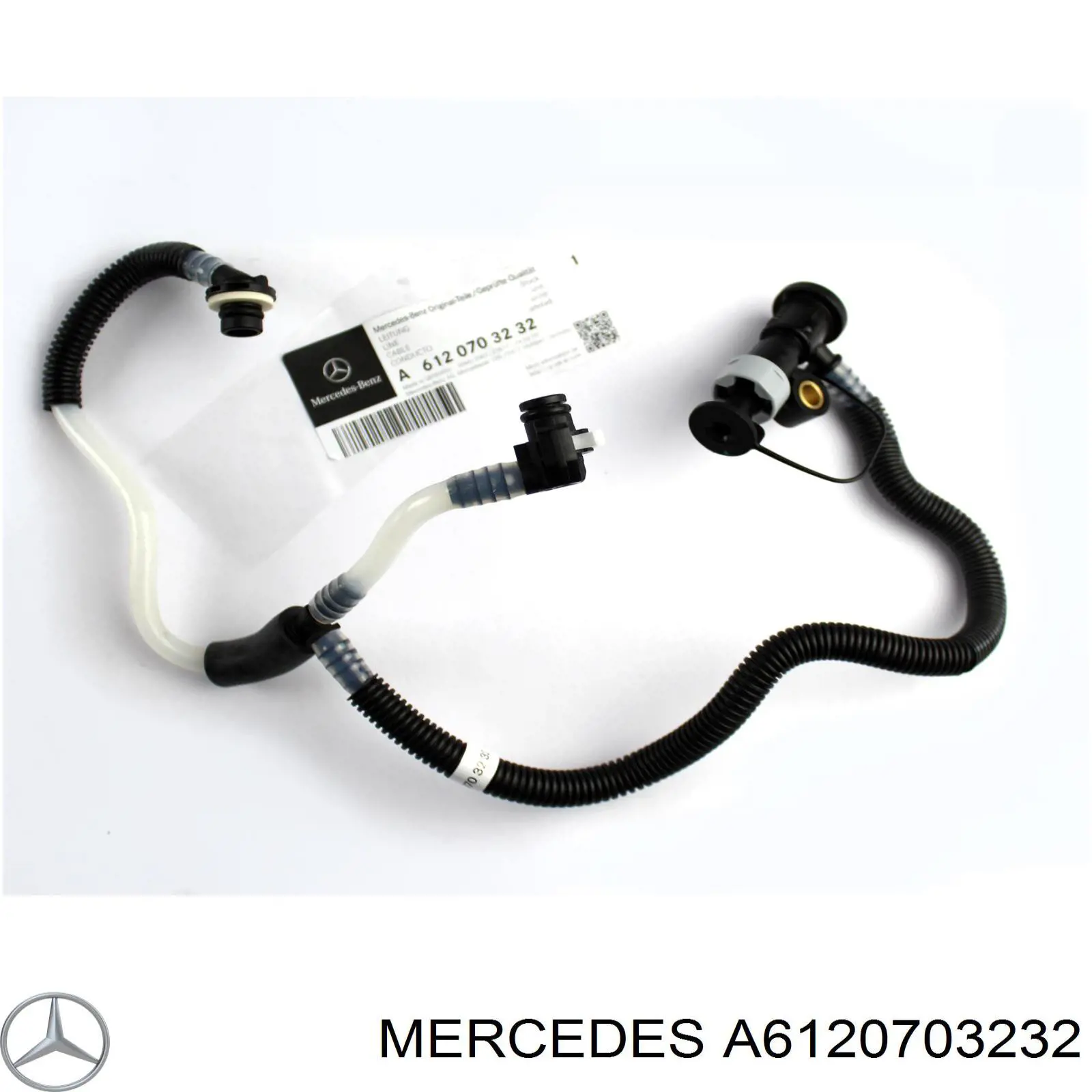 Трубка топливная от топливоподкачивающего насоса к ТНВД Mercedes A6120703232