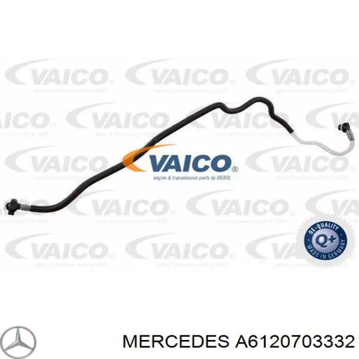 Трубка топливная обратки от ТНВД к фильтру Mercedes 6120703332 цена, от 25.34 USD