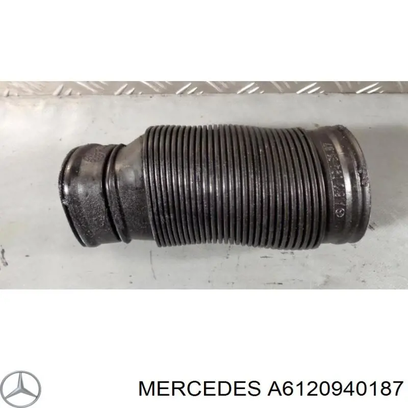 A6120940187 Mercedes cano derivado de ar, entrada de filtro de ar