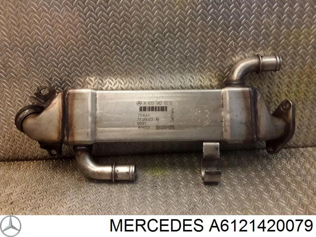 Радиатор системы EGR 6121420077 Mercedes