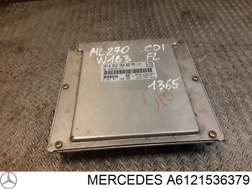 ЭБУ двигателем Mercedes A6121536379 цена, от 39.50 USD