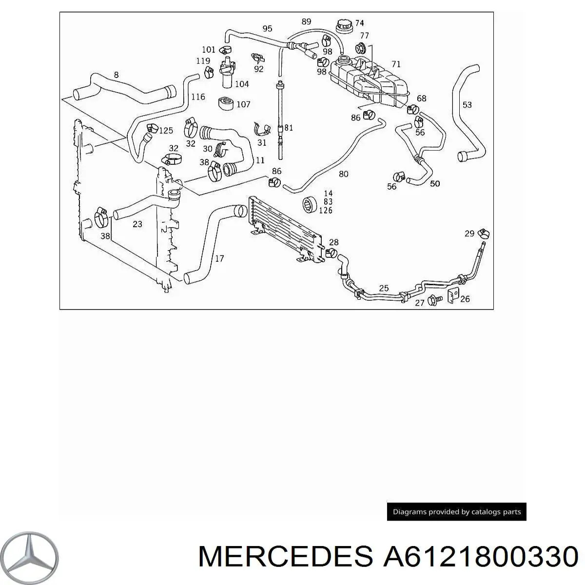 A6121800330 Mercedes 