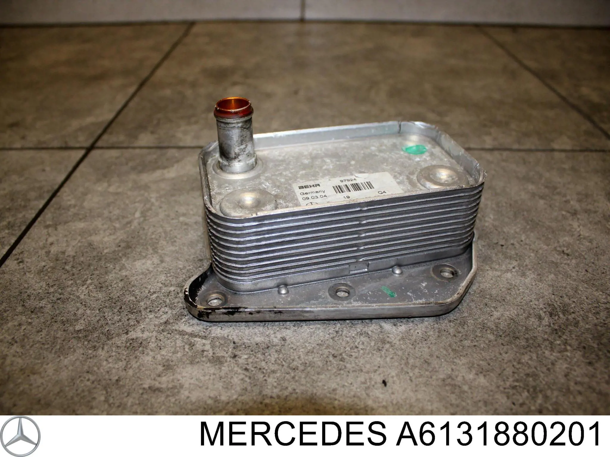A6131880201 Mercedes radiador de óleo