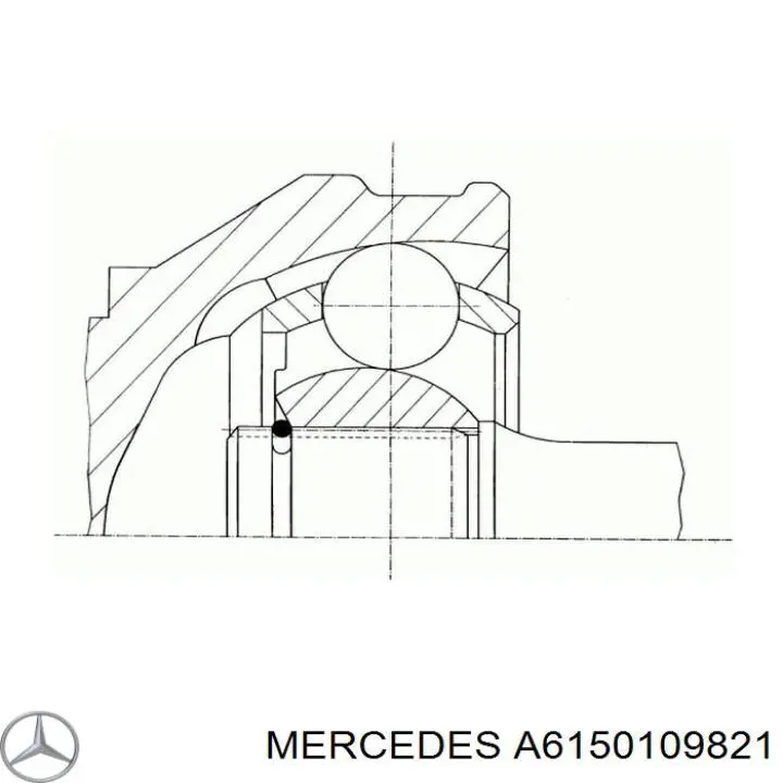 Комплект прокладок двигателя Mercedes A6150109821