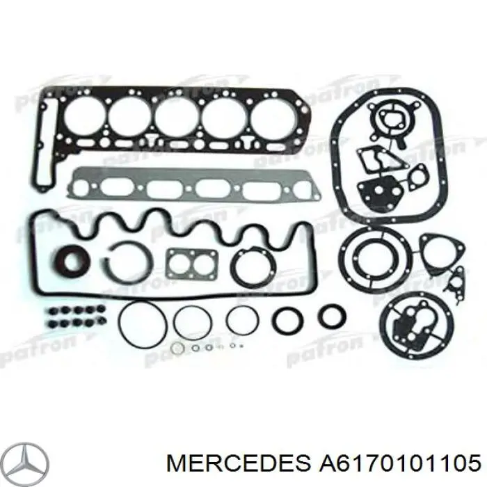 Комплект прокладок двигателя нижний Mercedes A6170101105