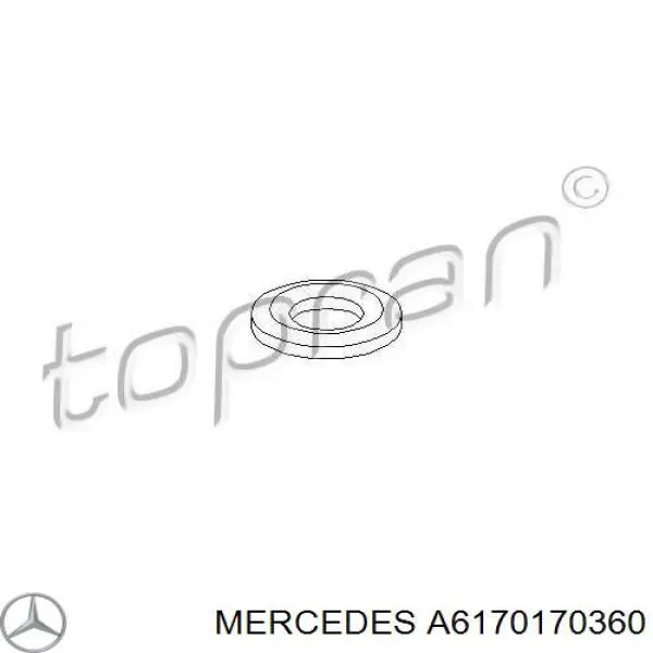 A6170170360 Mercedes кольцо (шайба форсунки инжектора посадочное)