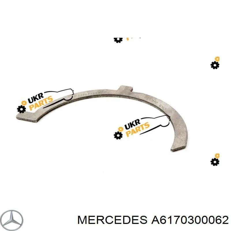 Полукольцо упорное (разбега) коленвала, STD, комплект на Mercedes E (T123)
