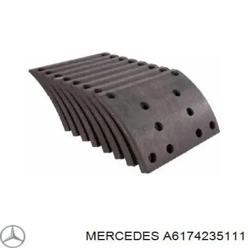 3464230610 Mercedes placa sobreposta do freio traseira (truck)