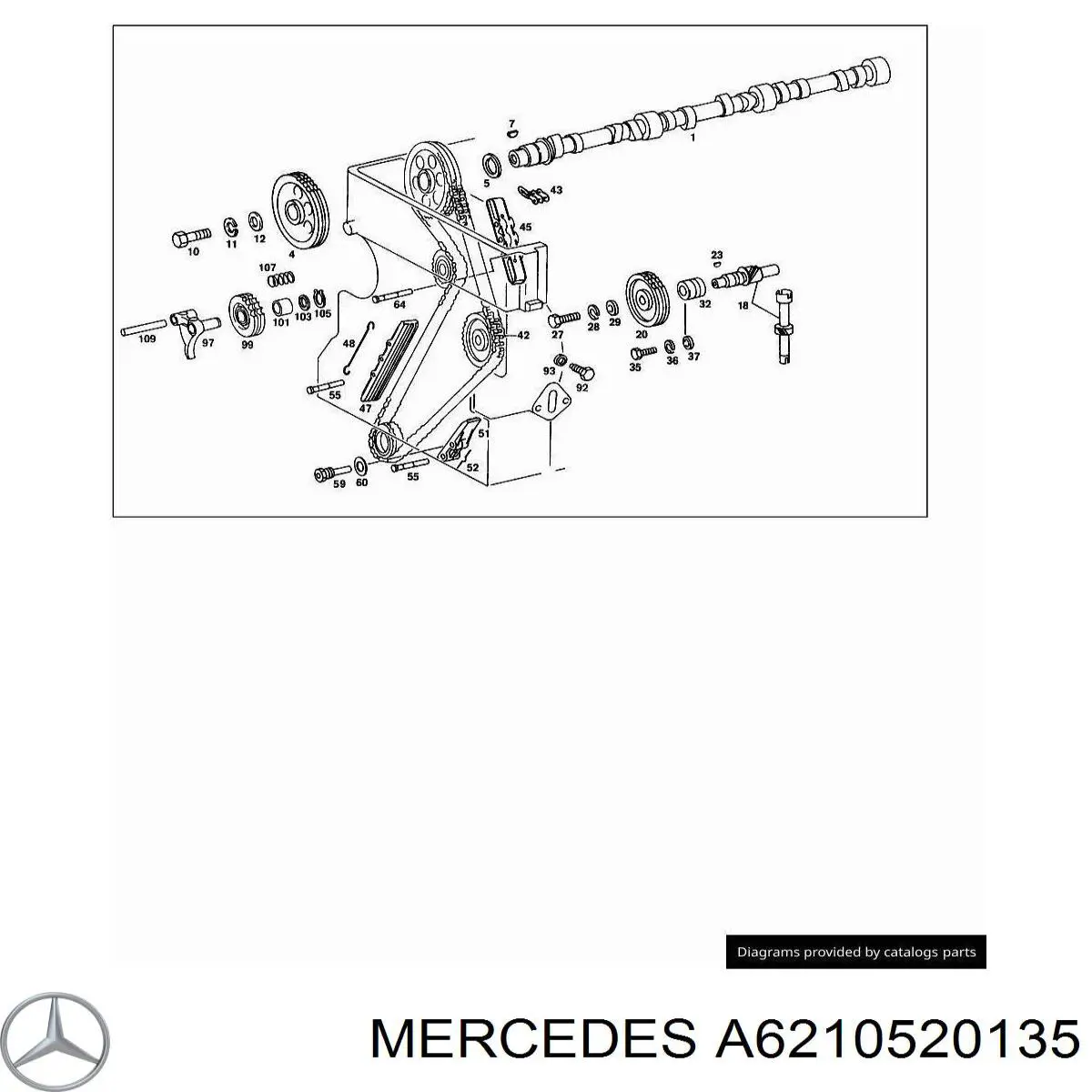  Mercedes A6210520135 цена, от 4.38 USD
