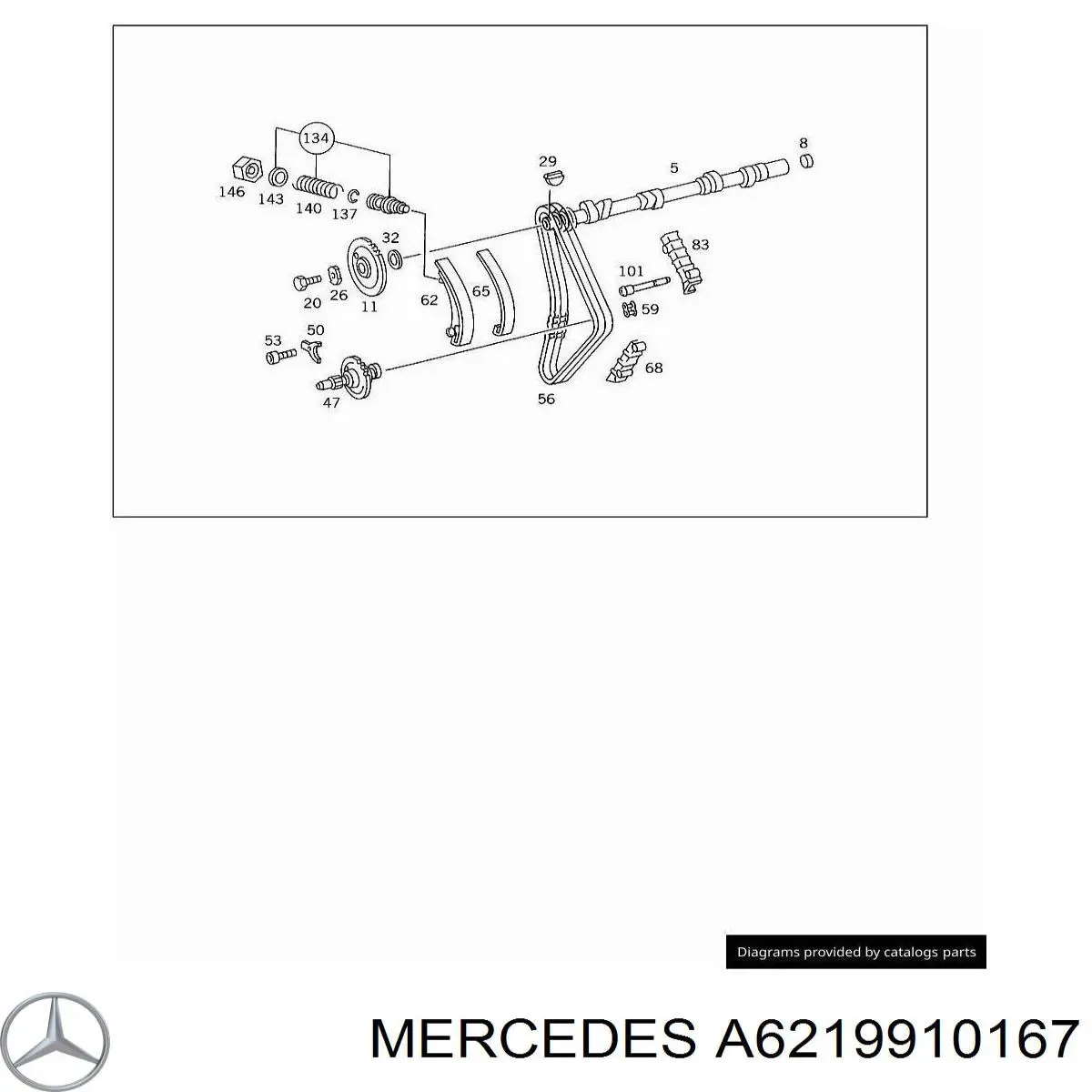 A6219910167 Mercedes 