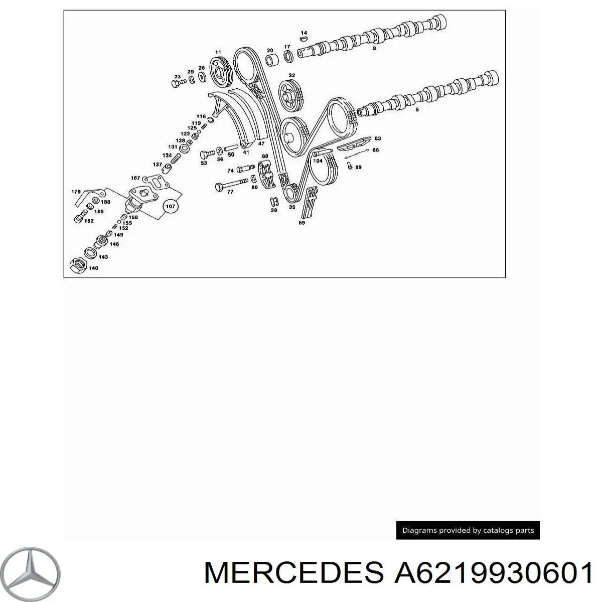 Купить A6219930601 Mercedes 