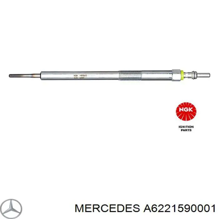 A6221590001 Mercedes vela de incandescência