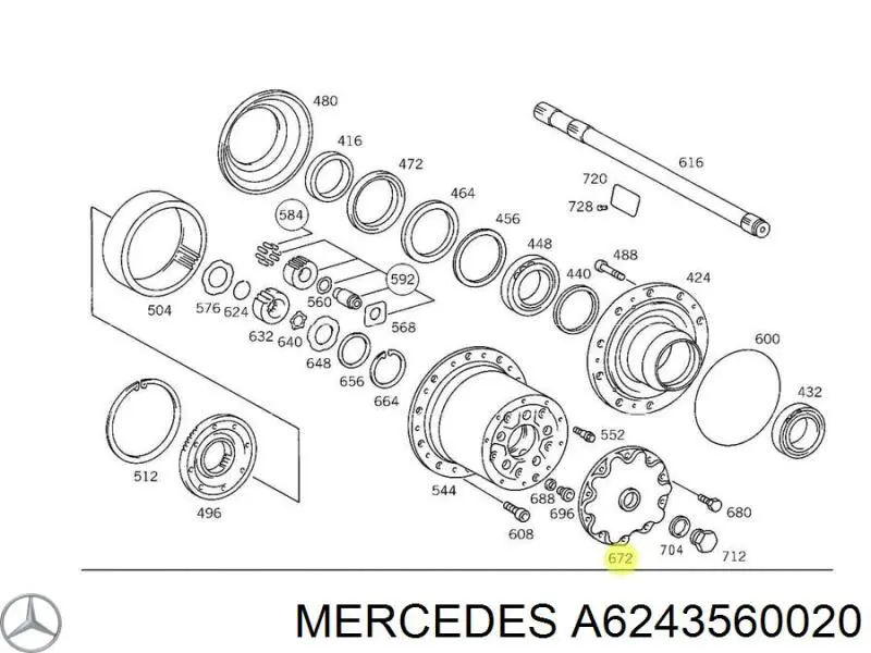  A6243560020 Mercedes