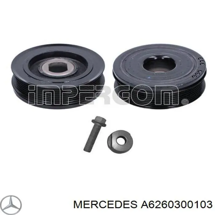 A6260300103 Mercedes Шкив коленчатого вала