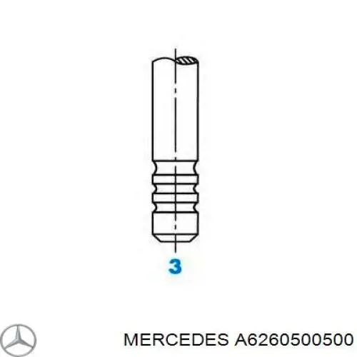 Клапан впускной Mercedes A6260500500