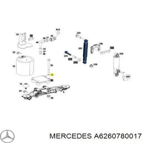A6260780017 Mercedes 