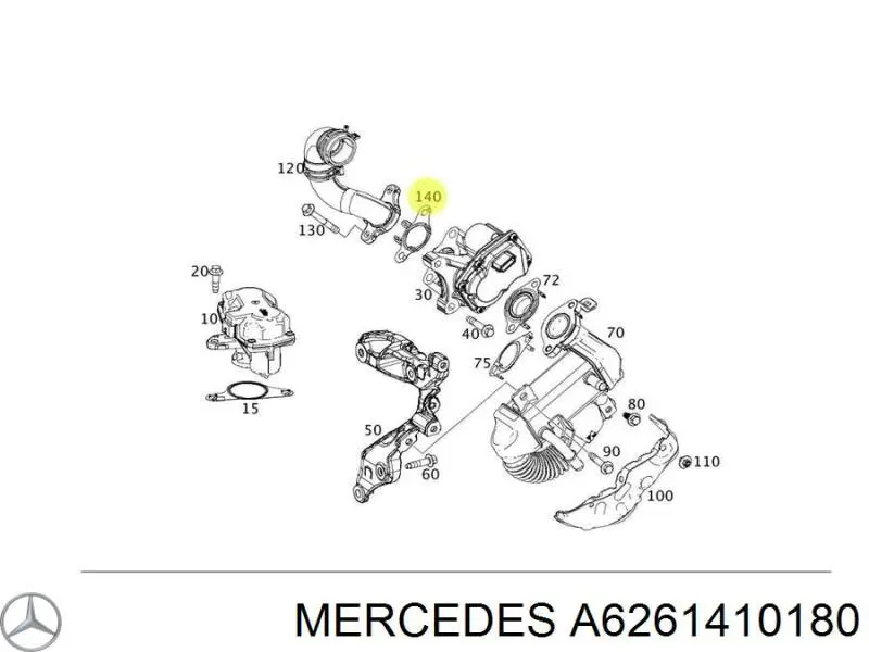 A6261410180 Mercedes 