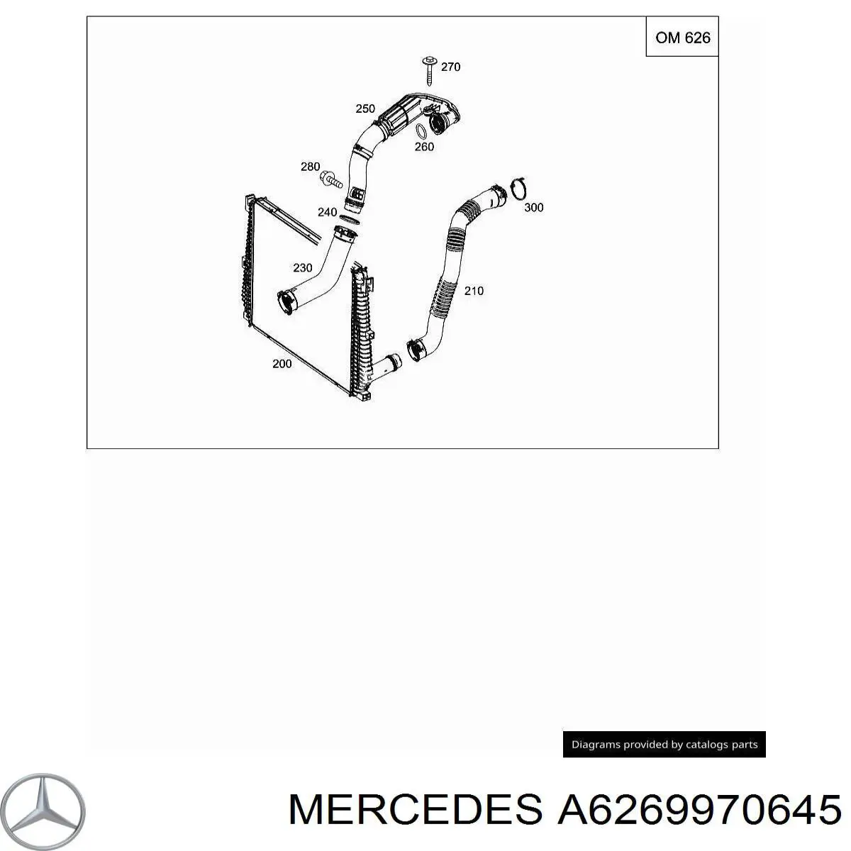 A6269970645 Mercedes 