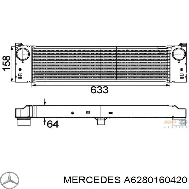 Купить 6280160020 Mercedes Правая прокладка ГБЦ