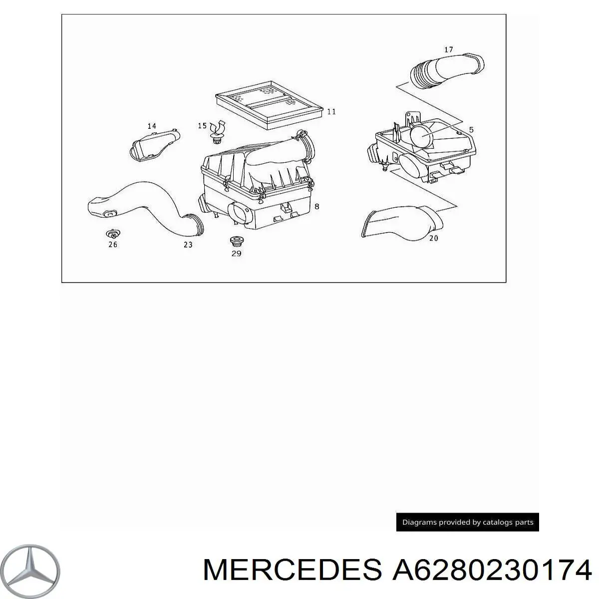  A6280230174 Mercedes