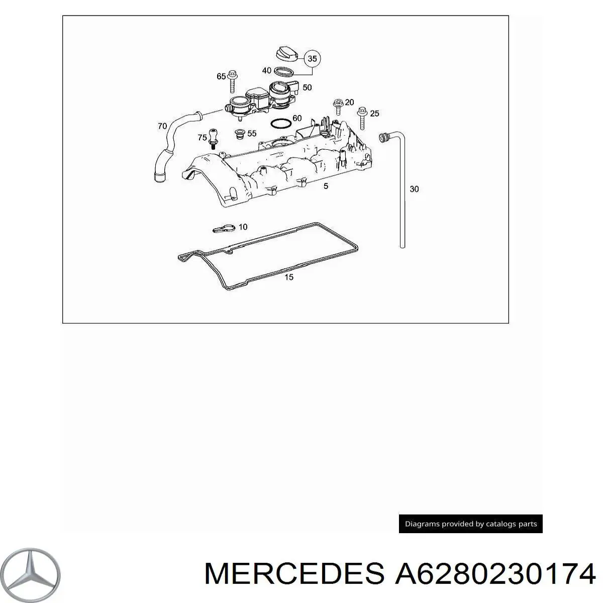 Купить A6280230174 Mercedes 