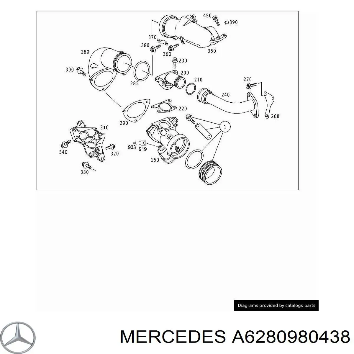 A6280980438 Mercedes 