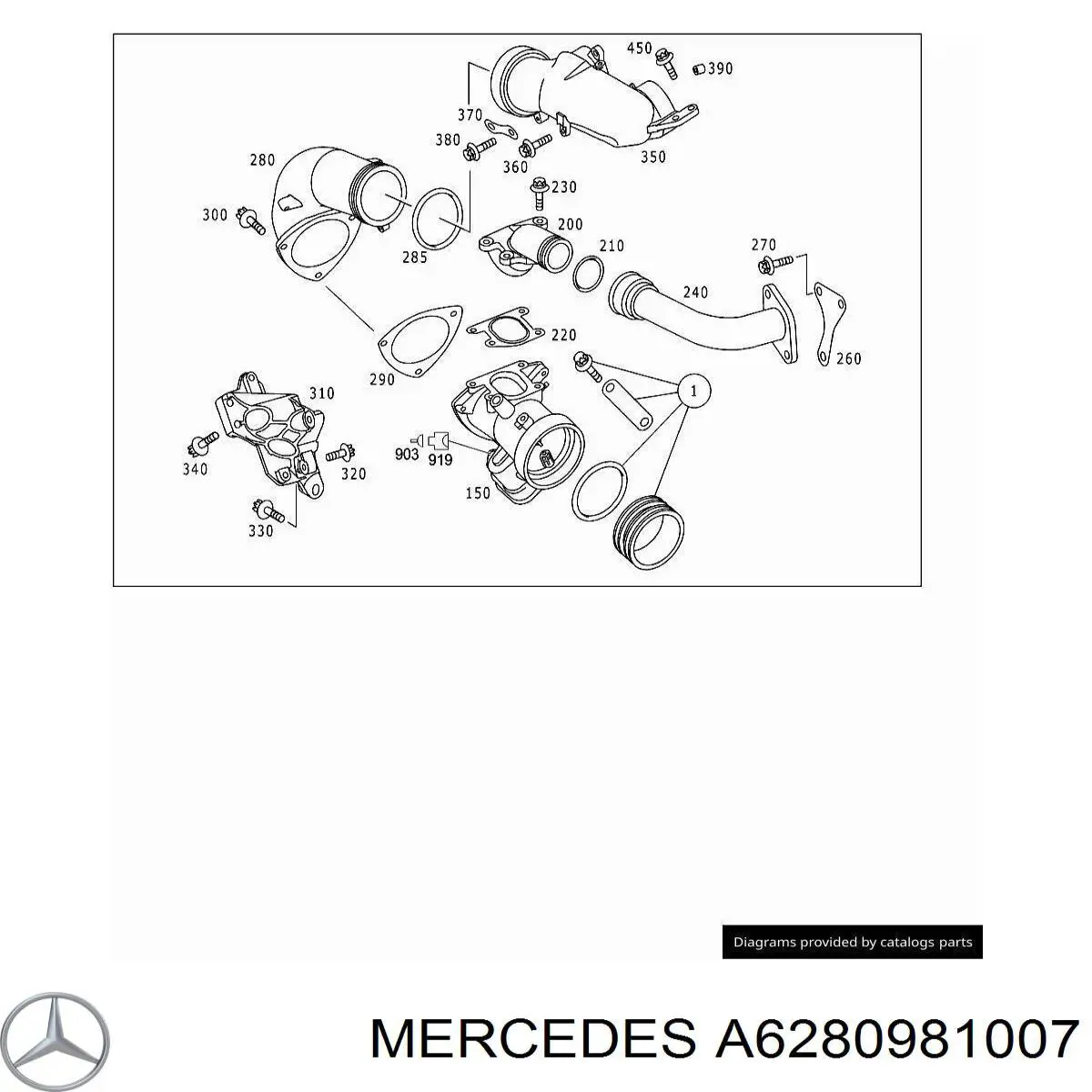 Дроссельная заслонка в сборе Mercedes 6280981007 цена, от 9.50 USD